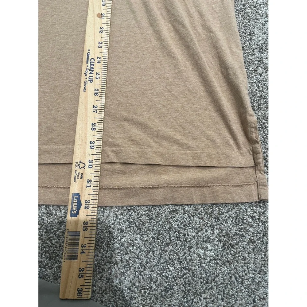 Polo Ralph Lauren Mens‎ XXL Tan Long Sleeve Cotton Jersey Polo Shirt Heathered